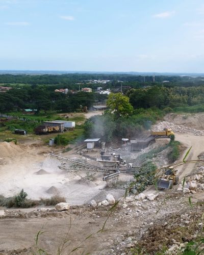 Asesoría ambiental, minera y seguridad. Cantera Estancia Cerro Azul Guayaquil. Cliente Diego Morocho